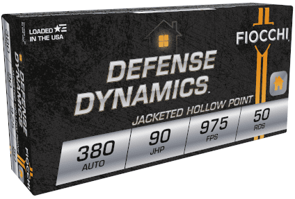 FIOCCHI 380 AUTO 90GR JHP