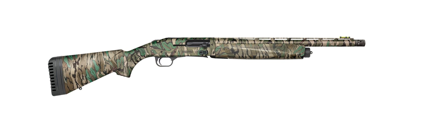 MOSSBERG 940 PRO TURKEY 12G S/A 3″ CHAMBER 18.5″VR BBL, MO GRNLEAF 4+1