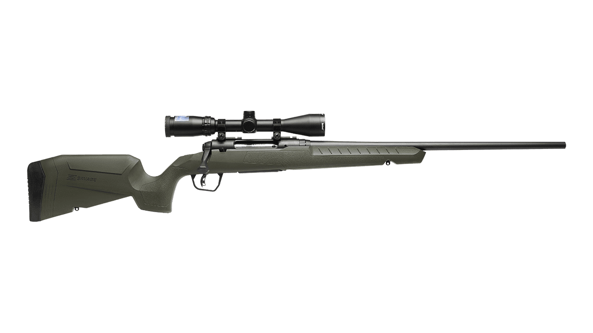 SAVAGE GEN2 AXIS II XP COMPACT 243 WIN RIFLE ODG SYNTHETIC W/SCOPE