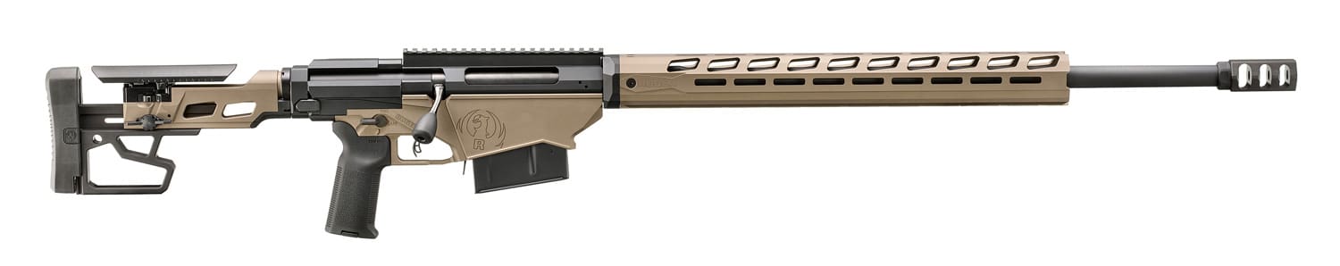 RUGER PRECISION RIFLE 300 PRC 26″ BBL, BRONZE CERAKOTE, 15″ MLOK HG, 2-5RD MAGS