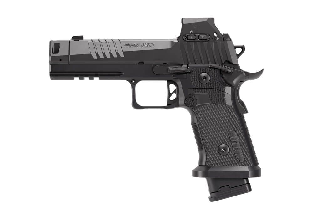SIG SAUER P211-GTO ROMEO X SIGLOC 9MM PISTOL 4.4″ MACH3D COMP BLK 1-23RD 2-21RD MAGS