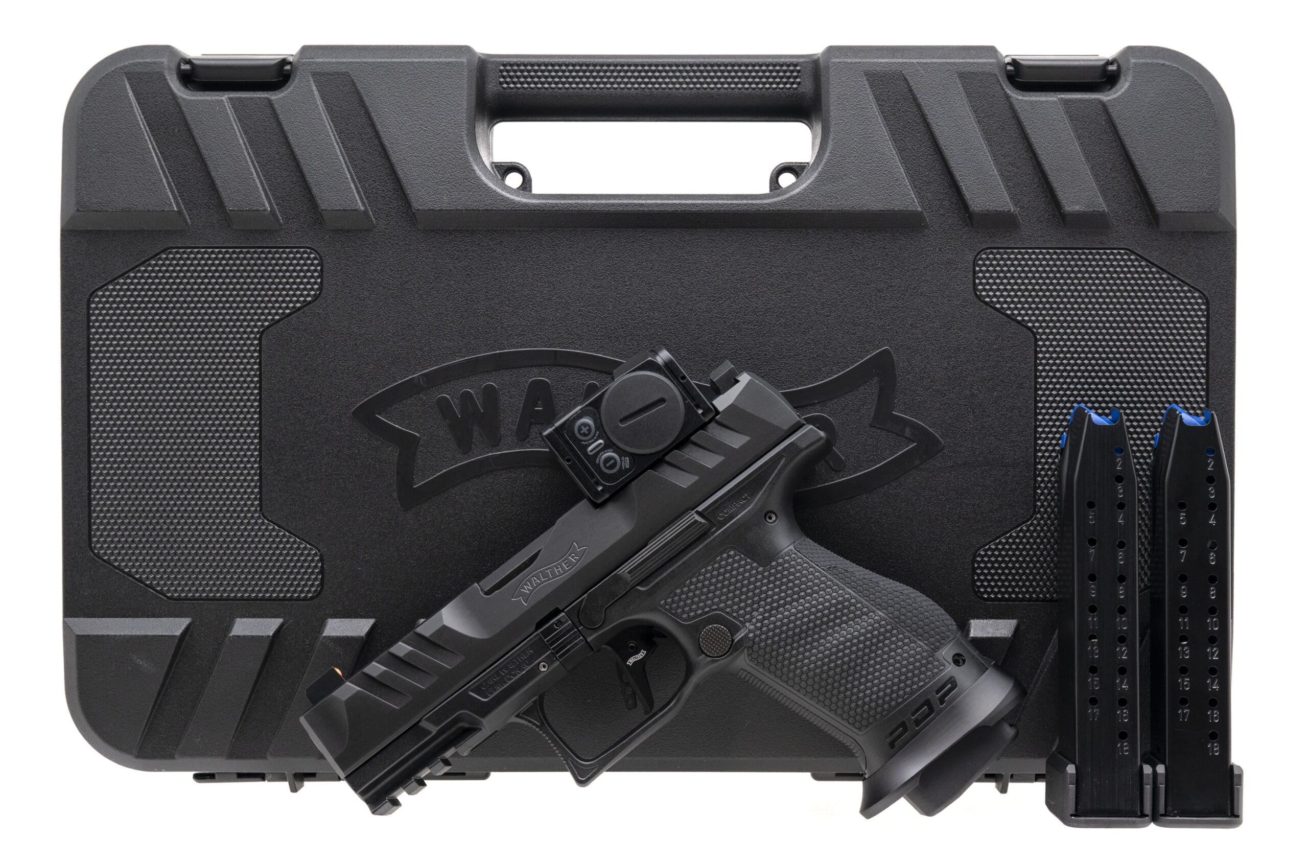 WALTHER PDP COMPACT PROFESSIONAL ACRO 9MM PISTOL 4″ BLACK 18RD MAGS