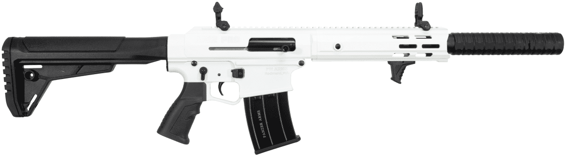 PANZER AR12 PRO S TACTICAL 12G 18.5″ ALPINE WHITE 5RD