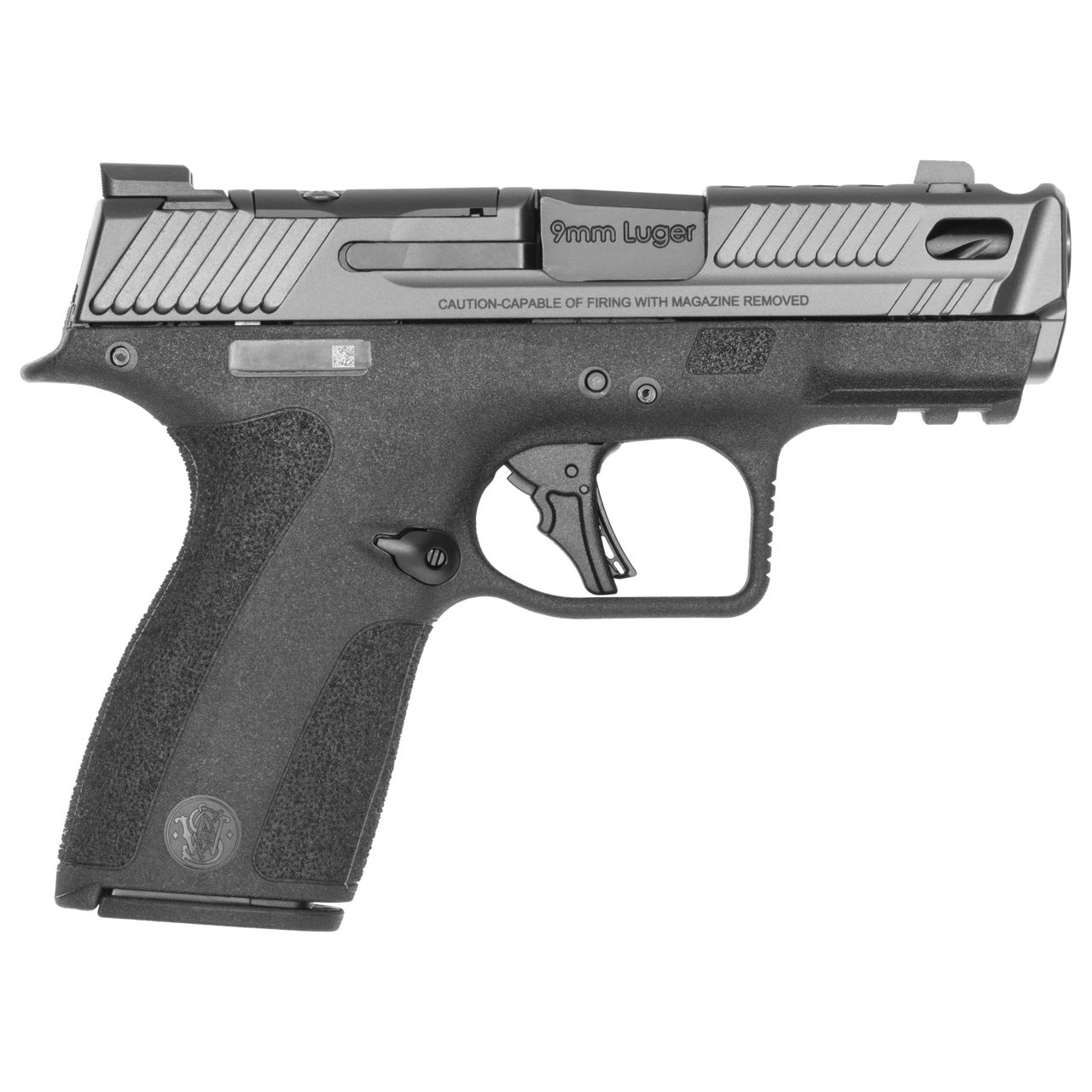 SMITH & WESSON P.C. M&P 9 SHIELD X CARRY COMP M.S. PISTOL 3.6″ FRONT NIGHT SIGHT 1-13RD, 1-15RD MAG