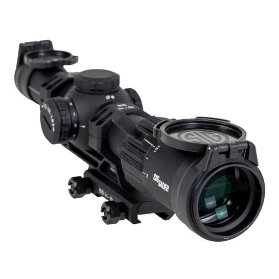 SIG SAUER TANGO MSR 1-6X24 SCOPE 30MM SFP HELLFIRE FL-6 RETICLE, 0.5 MOA W/ MOUNT