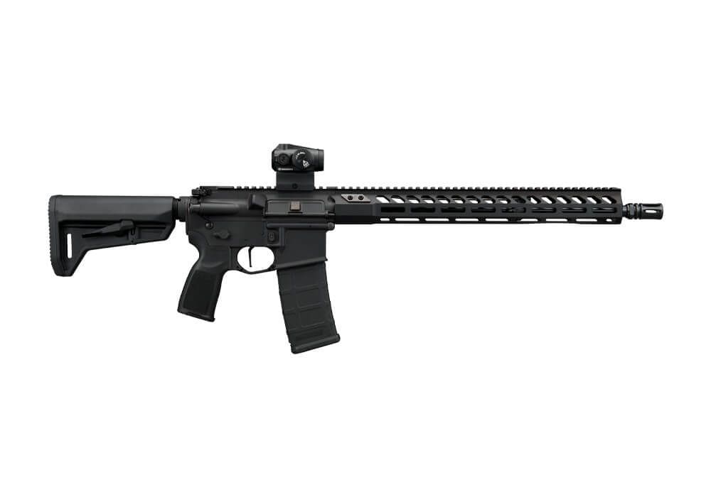 SIG SAUER M400 FORGE 5.56 RIFLE 16.5″ BBL, BLACK, ROMEO MSR G2, TELESTOCK 1-10RD MAG