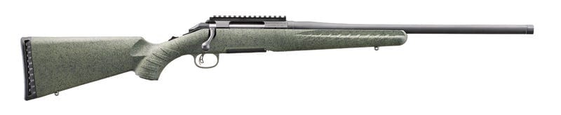 GLENFIELD MODEL A 223 REM RIFLE 20″ T.B. MOSS GREEN SPLATTER 5RD