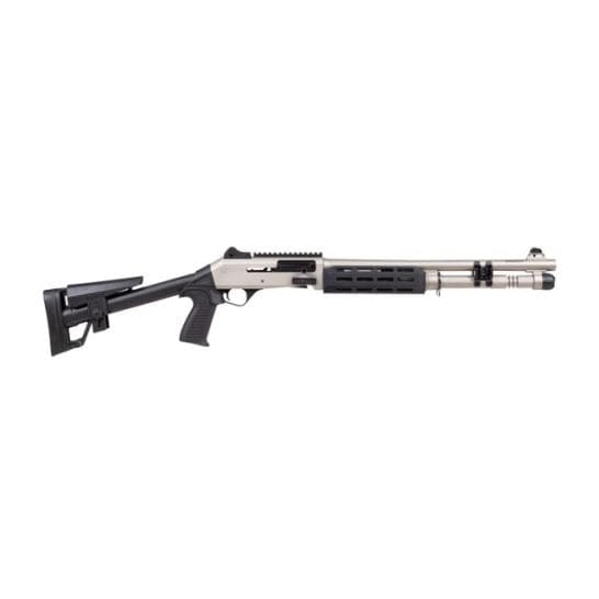 PANZER ARMS M4 SPEED PRO 12G 18.5″ PORTED BBL, MARINE/NICKEL, MLOK HG, 5RD