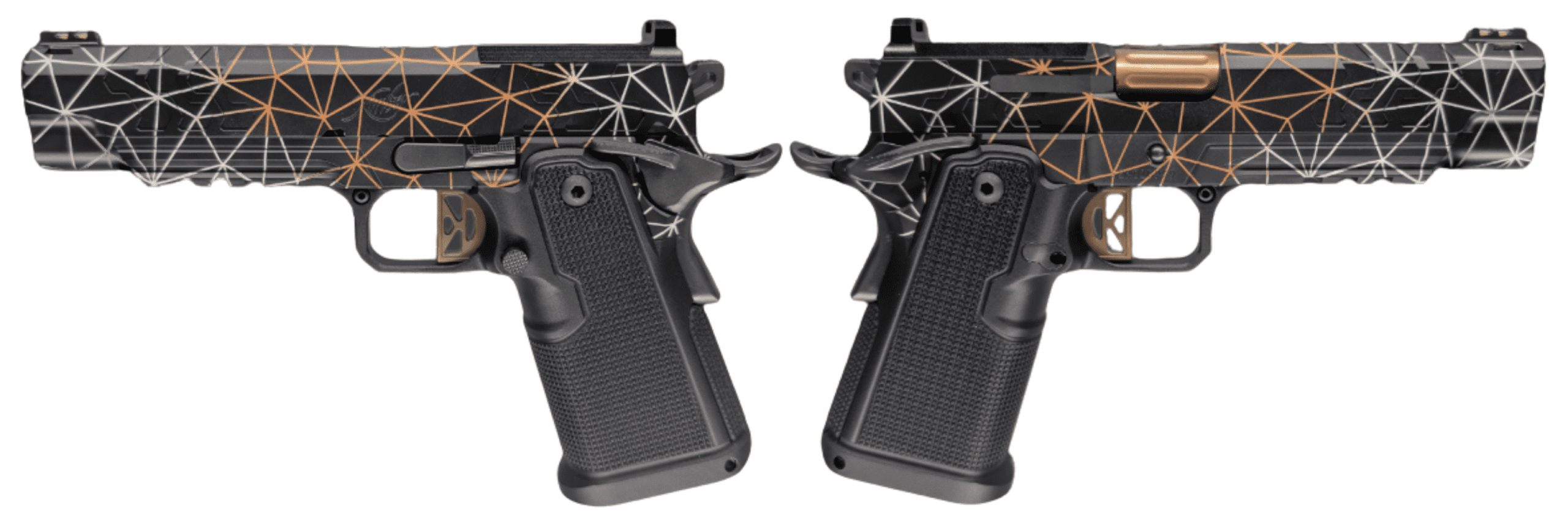 KIMBER 2K11 GALAXY O.R. 45ACP PISTOL 5″, BLK,ORANGE, WHITE 3-13RD MAGS