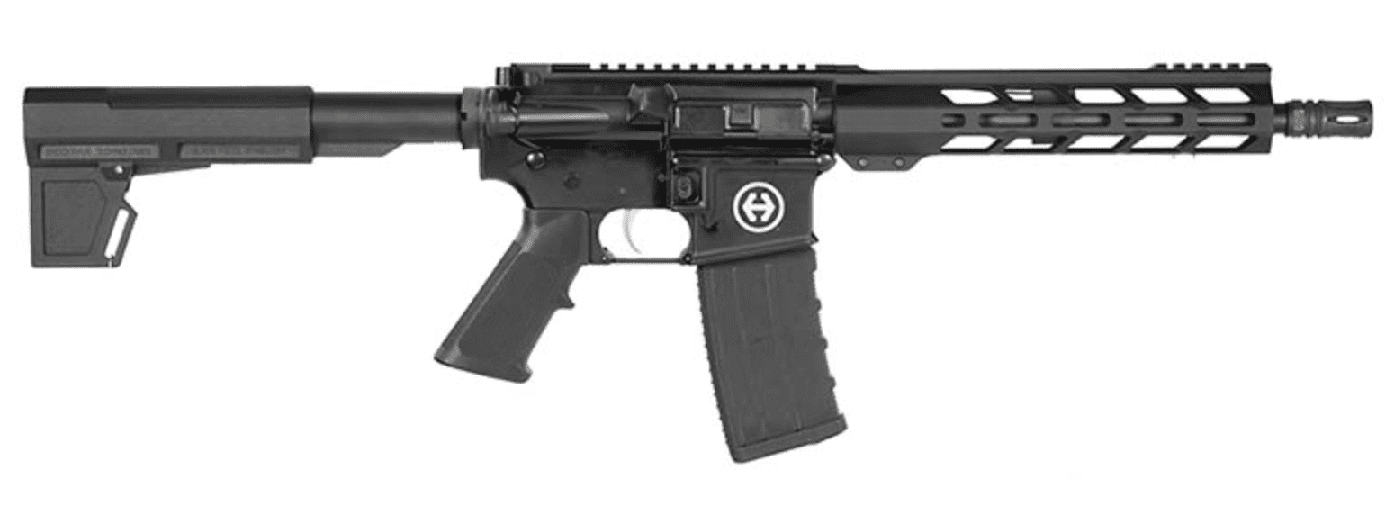HI POINT HP15P 5.56 PISTOL 10.5″ BBL, 9.5″ MLOK BLACK BLADE/BRACE 1-30RD MAG