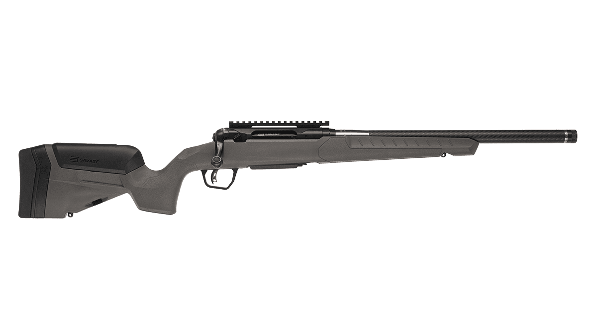 SAVAGE 110 CARBON HUNTER 7MM PRC RIFLE 20″ CARBON T.B. FDG, 4RD