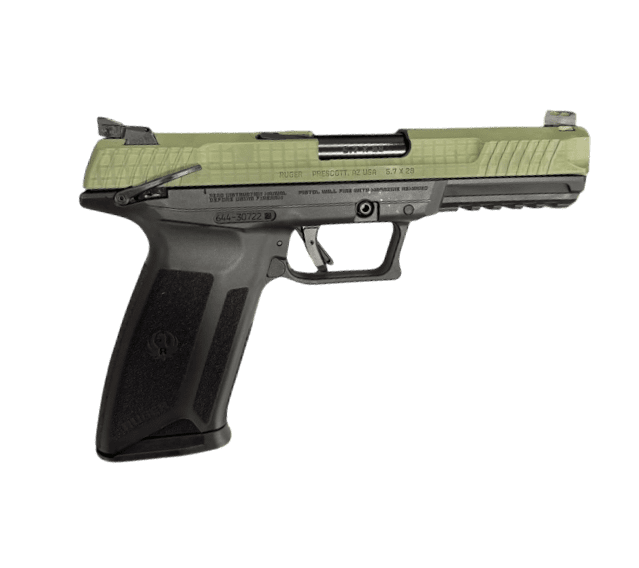 RUGER-5.7 X 28 4.9″ PISTOL BLACK/DESERT NIGHT CAMO SLIDE 20+1 MS