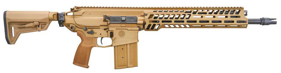 SIG SAUER MCX SPEAR 6.8X51MM 16″ COYOTE TAN FOLD TELE, MLOK HG, 1-20RD MAG