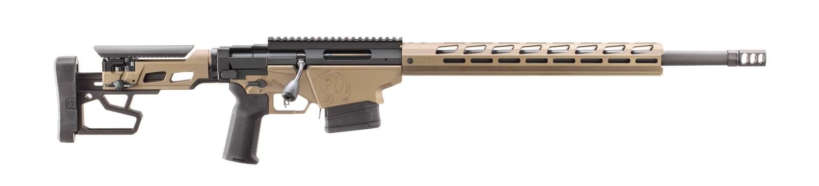 RUGER PRECISION RIFLE 308WIN 20″ BBL, BRONZE CERAKOTE, 15″ MLOK HG, 2-10RD MAGS