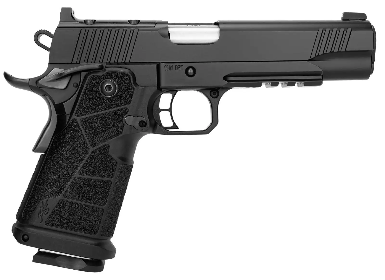 KIMBER 1911 DS WARRIOR OR 9MM PISTOL 5″, AMBI SAFETY, MATCH TRIGGER, PIC RAIL 1-17RD 1-20RD