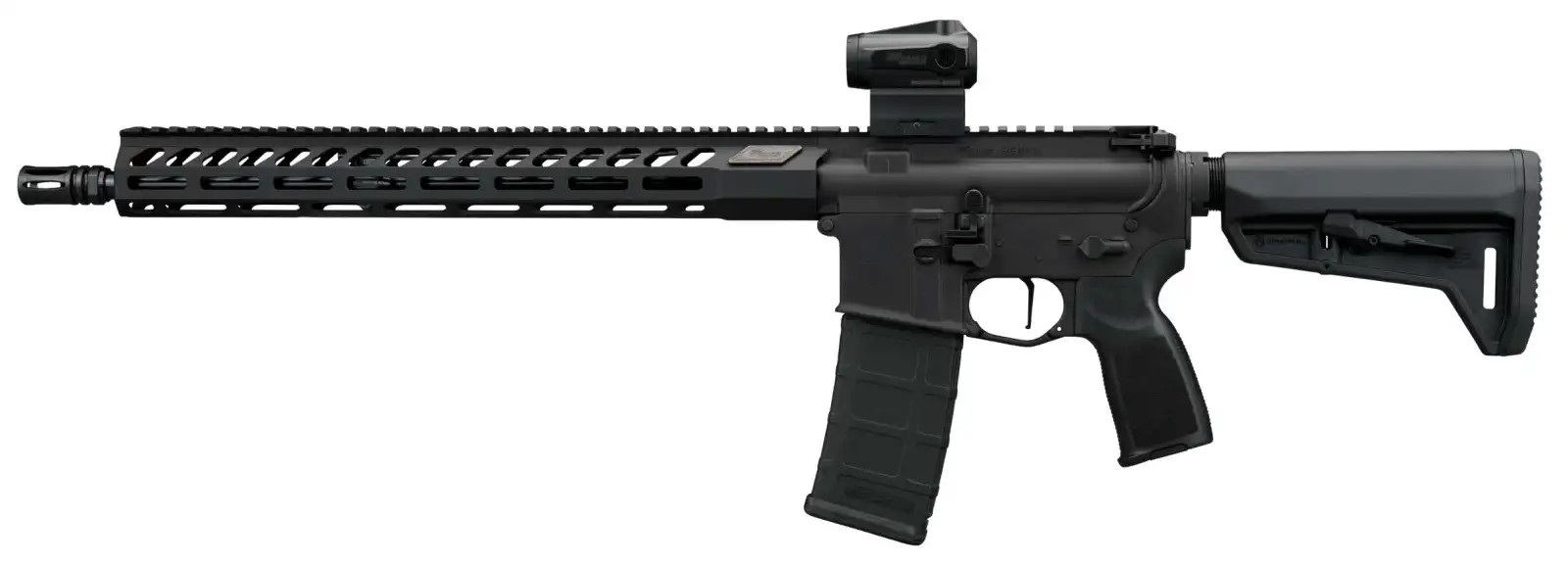 SIG SAUER M400 FORGE 5.56 RIFLE 16.5″ BBL, BLACK, ROMEO MSR G2, TELESTOCK 1-30RD MAG