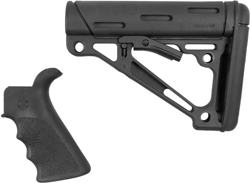 HOGUE AR-15 GRIP & OVERMOLDED – COLLAPSIBLE STK COMMERICAL BLK