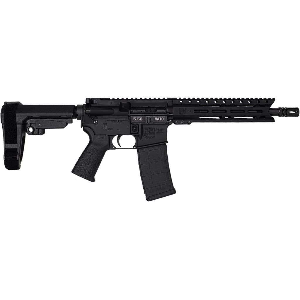 DIAMONDBACK DB15 5.56 BLACK 10″ PISTOL W/ 9″ PC M-LOK RAIL, SBA3 BRACE 30RD