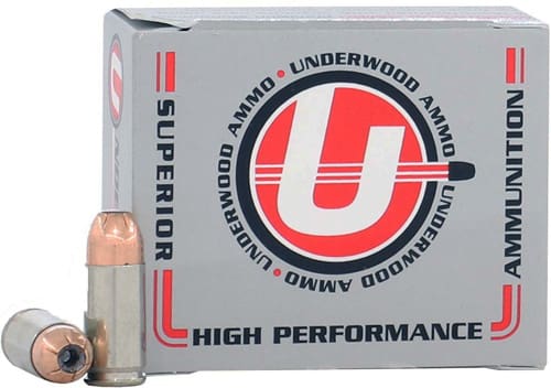 UNDERWOOD 9MM LUGER +P+ 115GR – JHP 20RD 10BX/CS