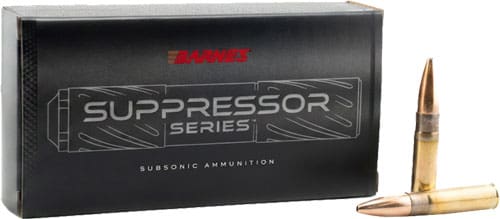 BARNES 300 AAC SUBSONIC 220GR – JHP 20RD 10BX/CS