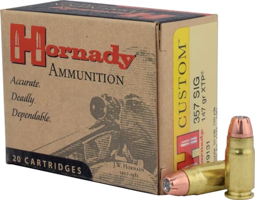 HORNADY 357 SIG 147GR XTP – 20RD 10BX/CS