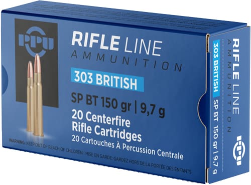 PPU 303 BRITISH 150GR SP – 20RD 10BX/CS