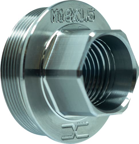 FAXON M18X1.5 DIRECT THREAD TO – HUB ADAPTER TITANIUM