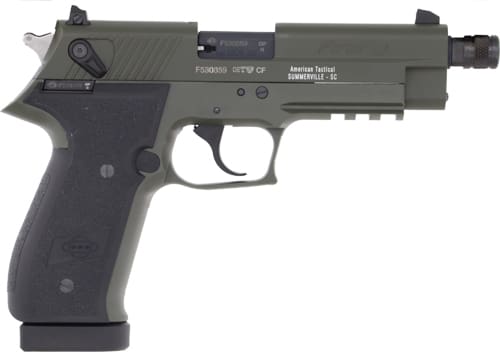 GERMAN SPORT FIREFLY 22LR – 4.9″ FS 13RD THREADED GREEN