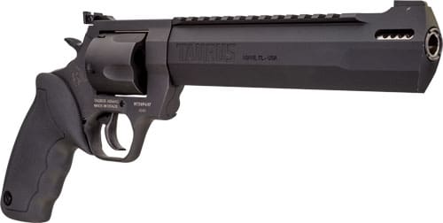 TAURUS RAGING HUNTER 454 CAS – 8 3/8″ 5-SHOT BLUED RUBBER
