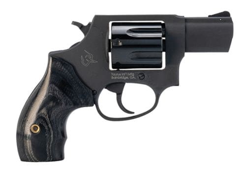 TAURUS 605 357MAG 2″ FS 5-SH – MATTE BLACK WOOD