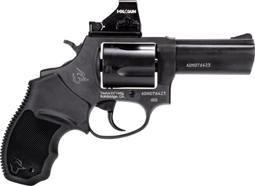 TAURUS 605 357MAG 3″ FS – 5-SHOT BLACK OPTIC READY