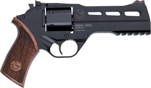 CHIAPPA RHINO 50DS 357MAG – 5″ ADJ. SIGHT BLACK/WALNUT.