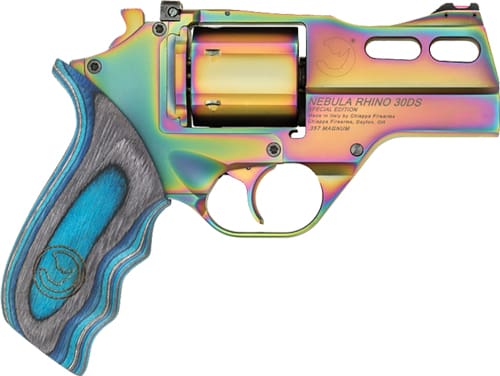 CHIAPPA RHINO NEBULA 30DS – 357 MAG 3″ AS NEBULA/WOOD GRIP