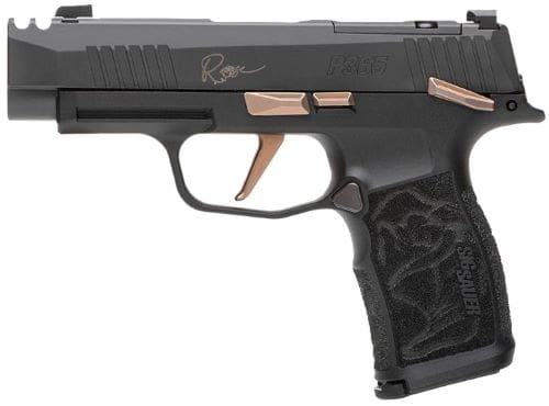 SIG P365 XL COMP ROSE 9MM 3.1″ – COMPENSATED (2)12RD BLACK