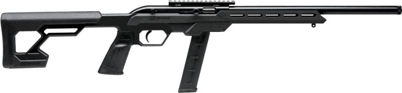SAVAGE 64 PRECISION 22LR 20RD – 16.5″ HB SYNTHETIC CHASSIS BLK
