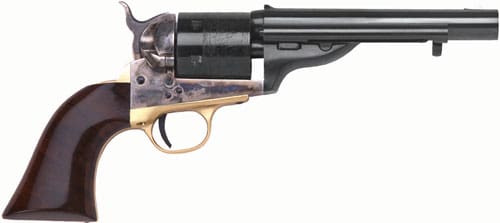 CIMARRON 1872 OPEN TOP NAVY – 38SP 5.5″ FS CC/BLUED WALNUT