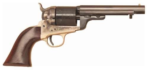CIMARRON 1851 RICHARDS-MASON – 38SPL 5.5″ FS CC/BLUED WALNUT
