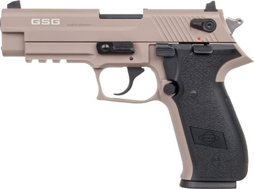 GERMAN SPORT FIREFLY 22LR – 4″ FS 10RD NON-THREADED TAN