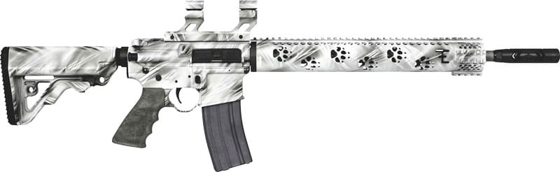 RRA LAR15 PREDATOR2 223 WYLDE – W/SCOPE MOUNT 16″ BBL GHOST
