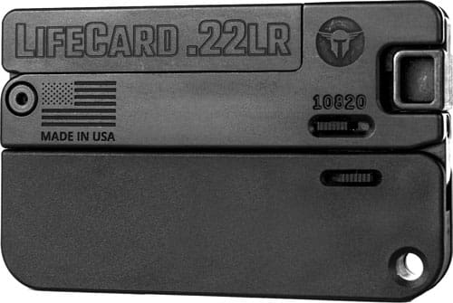 TRAILBLAZER LIFECARD 22LR – SINGLE SHOT POLY HANDLE BLACK