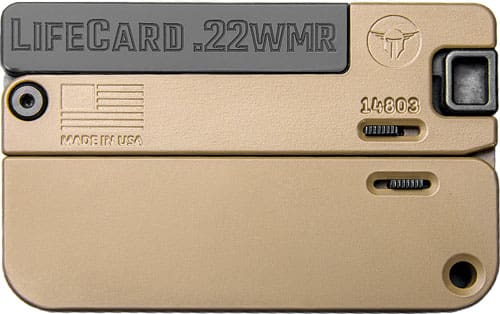 TRAILBLAZER LIFECARD 22WMR – SINGLE SHOT McMILLAN TAN
