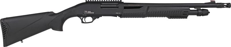 IVER JOHNSON PUMP 12GA 3" 18" - MUZZLE BRAKE BLUED SYNTHETIC