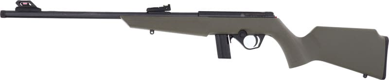 ROSSI RB22 COMPACT 22LR BOLT - 16.5" OD GREEN SYNTHETIC - Image 2