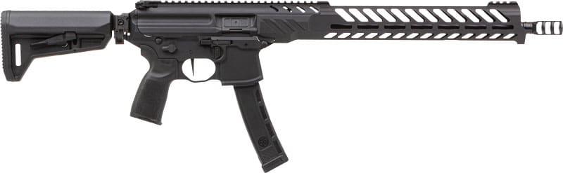SIG MPX PCC 9MM COMPETITION – 16″ 35RD M-LOK ADJ STOCK BLACK