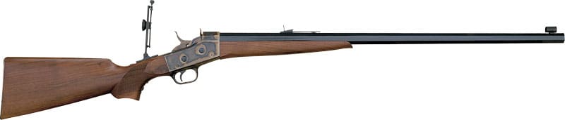 PEDERSOLI CREEDMOOR LR 45-70 – ROLLING BLOCK 30″ OCT. WALNUT