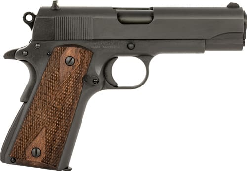 TISAS 1911 TANK COMMANDR 9MM – 4.25″ BBL WOOD GRIP 9RD BLACK