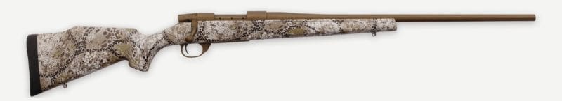WEATHERBY VANGUARD BADLANDS – 22-250 24″ THREAD BRONZE/CAMO