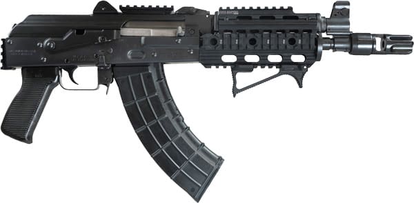ZASTAVA ZPAP92 PISTOL 7.62X39 – W/NIGHT BREAK QUAD RAIL BLACK