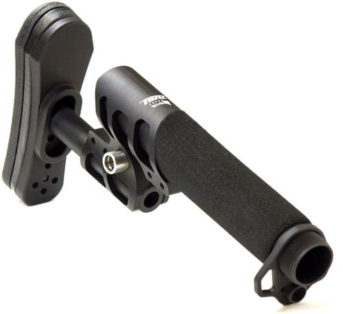 ODIN STOCK ZULU 2.0 W/PADDED – BUFFER TUBE BLACK FOR AR-15