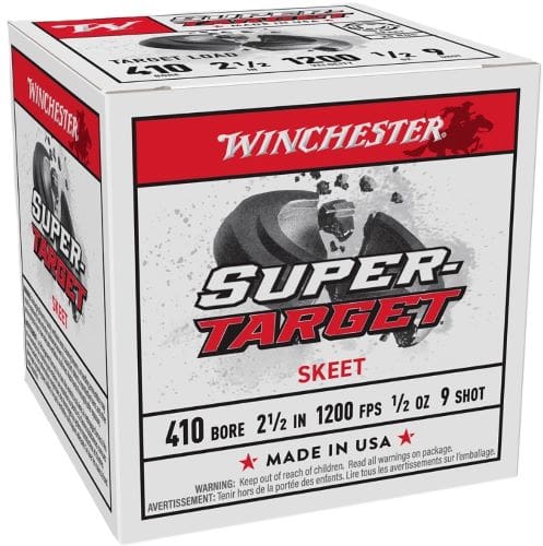 WINCHESTER TARGET 410  2-1/2″ – 1/2OZ #9 250RD CASE